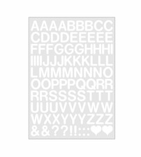 Weiße selbstklebende