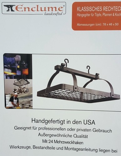 Decken topfhalter aus metall - decken-topfhalter,