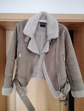 Biker Jacke Leder Imitat mit
