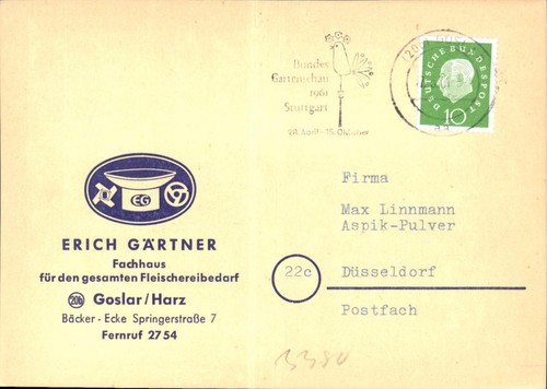 Postkarte - (y3857),