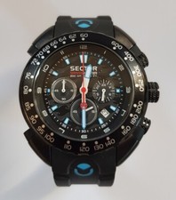 SECTOR SHARK MASTER 44mm CHRONOGRAPH TAUCHERUHR 200M WASSERDICHT DATUM 24H