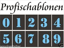 Schablonen Ziffern Zahlen 2-20cm Zahlenschablonen Nummern Nummernschablonen 0-9