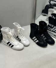 Boxschuhe Schwarz Weiß Boxen