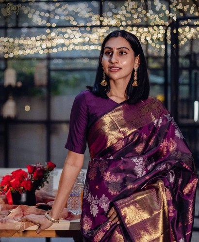 Hochzeits banarasi seide - seide, sari