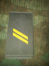 Bundeswehr Marine Dienstgradabzeichen Obergefreiter Gold auf oliv 1 Paar