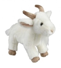 Ziege weiß stehend 28 cm
