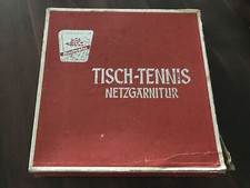 Ostalgie Germina Turnier Tischtennis Netzgarnitur Sponeta  DDR Dachbodenfund