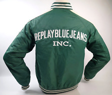 Replay Jacke 23 grün Gr. M großes Rückenlogo