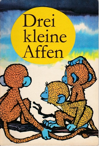 Drei kleine affen - drei, nach