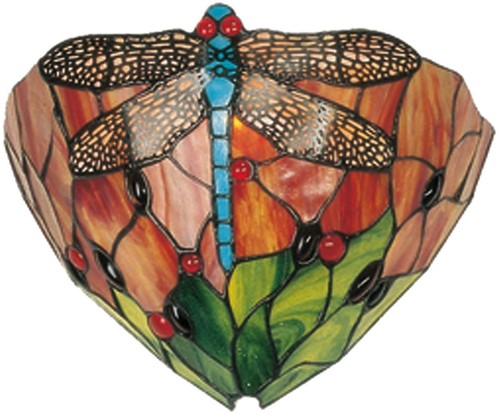 Wandlampe tiffany bunt - ,