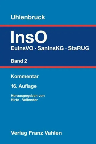 Insolvenzordnung band - band, 2