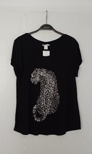 H&M Pailletten-T-Shirt Damen