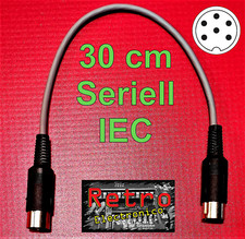 Commodore C 64 C64 128 Plus4 Seriell IEC Floppy Kabel 0,3 Meter 1541 1571 1581