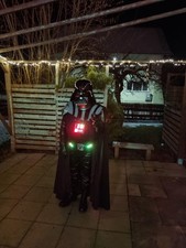 Tragbare Darth Vader Rüstung Kostüm lebensgroß 