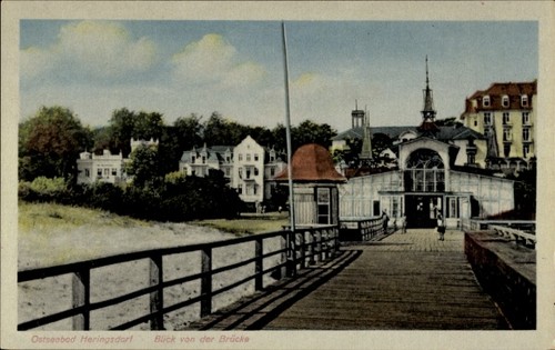 Ostseebad heringsdorf auf - ak,