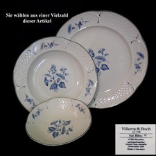 Villeroy&Boch V&B Val Bleu Speiseteller Suppenteller Kompottschale Beilagenschal