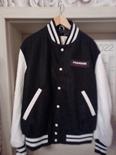 College jacke lederärmel XL