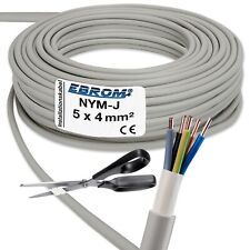 4,60€/m - NYM-J 5x4 mm² Kabel - Leitung - Mantelleitung - verschiedene Längen