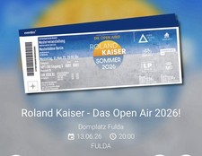 2 TICKETS FRONT OF STAGE - ROLAND KAISER - FULDA DOMPLATZ, 13.06.2026