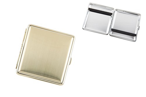 Zigarettenetui metall gold - zigarettenetui,