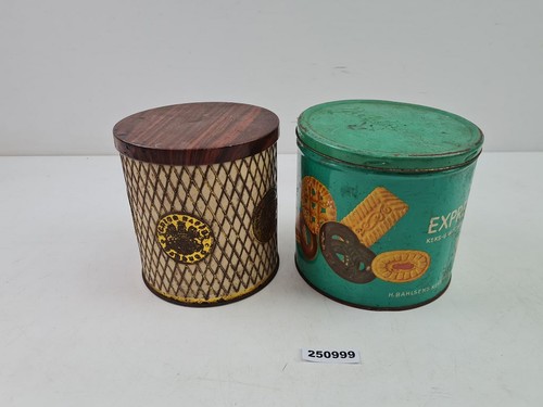 Blechdose leerdosen - 2x,