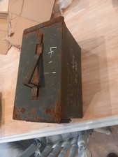 Original Ausgabe 50. CAL Stahl Munitionsdose sicherer Behälter Schwerlast Box.