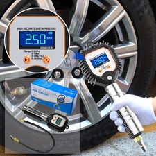 Digital Reifendruckmessgerät geeicht Luftdruckprüfer Reifenfüller Manometer-Auto