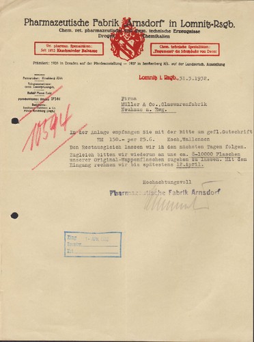 Lomnitz rsgb brief 1932 - i.,