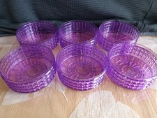 OriginalDDR 6 KompottSchälchen, Eisbecher,Dessertschalen Kunststoff bunt,Schale 