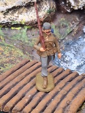 Elastolin 4 cm Umbau, Sammlerbemalung Graurock, Fusser, Nr. 114