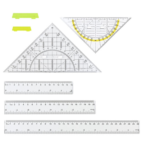 Geodreieck mit griff lineal - griff,