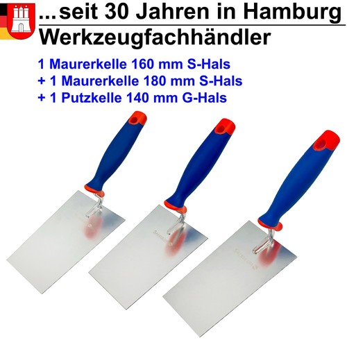 Maurerkelle 180 160mm berner - 180+160mm, +