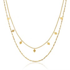 Damen Kette Gold 750 vergoldet