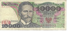 Geldschein Banknote Polen
