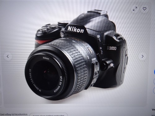 Nikon d3000 mit dx - d3000, af-s