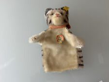 Steiff Tier 0317.00 Handpuppe Katze 22 cm. Top Zustand   