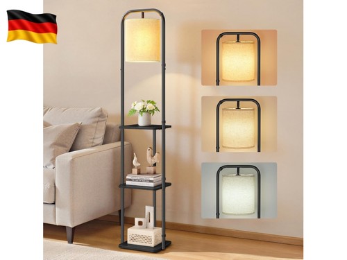 Stehlampe mit regal - stehlampe,
