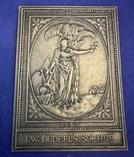 Eisenguss Plakette Berliner Eisen Jahresplakette Buderus 1980 13,5 cm x 10 cm 1.