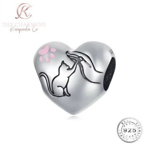 Katze charm silber s925 - katze, &