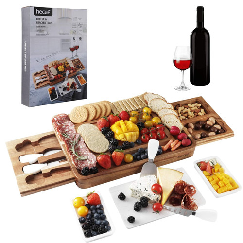 Käsebrett set akazienholz - akazienholz, 2