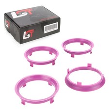 4x Distanz Ringe Zentrierringe Magenta Alufelgen Ø 65,1 - Ø 70,1 mm für OPEL PKW