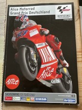 Programmheft Moto GP Motorrad Sachsenring 2007  Grand Prix Rennprogramm