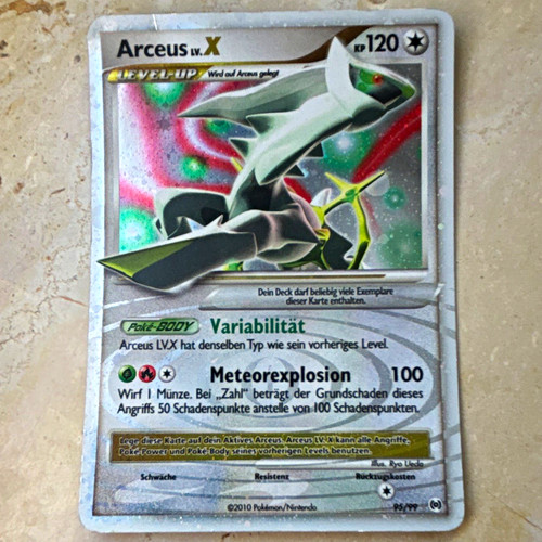 Pokémon tcg arceus holo - pokémon, lv.x