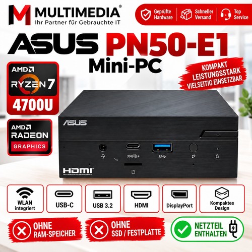 Asus pn50 mini amd ryzen - pn50-e1, pc