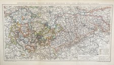 antike Landkarte Königreich