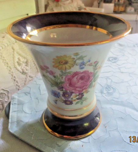 Porzellan vase handgemalt - porzellan,