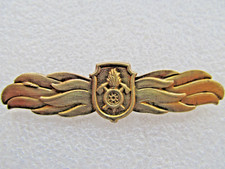 altes Abzeichen - Feuerwehr Leistungsabzeichen Bayern - Orden Spange in Gold