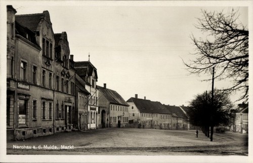 Postcard nerchau grimma - nerchau, in