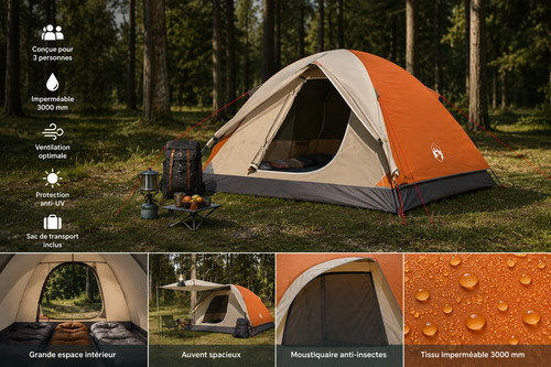 Campingzelt personen - campingzelt, 3