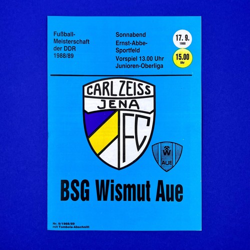 Programmheft carl zeiss - fc,